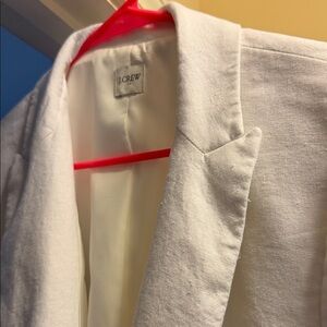 J. Crew Classic linen white Blazer